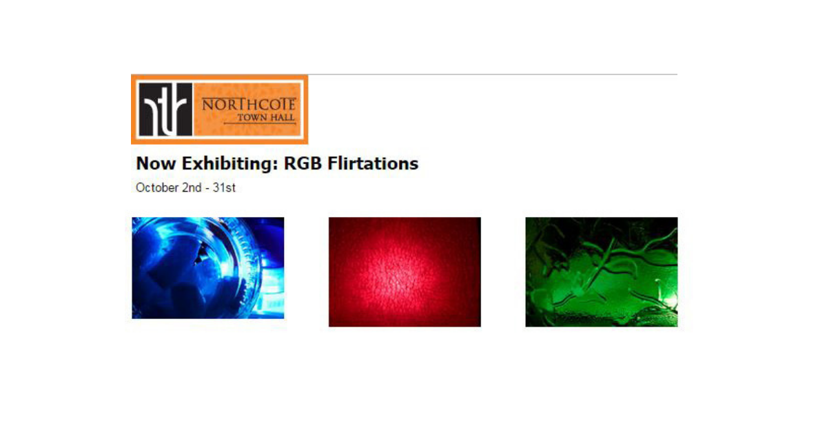 RGB Flirtations Exhibition